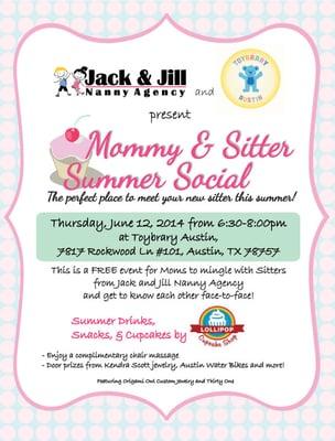 Mommy & Sitter Summer Social