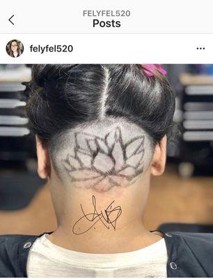 Undercut and lotus design