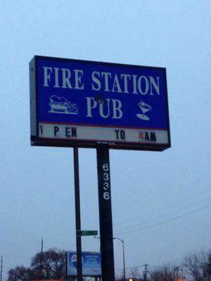 Fire station pub