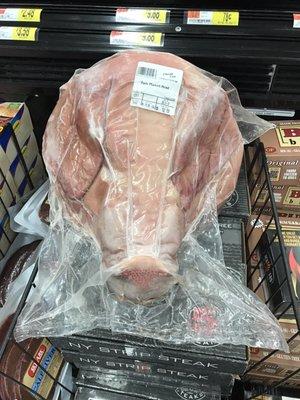 Uh yeah. I don't think I'll be buying a pig head anytime soon.