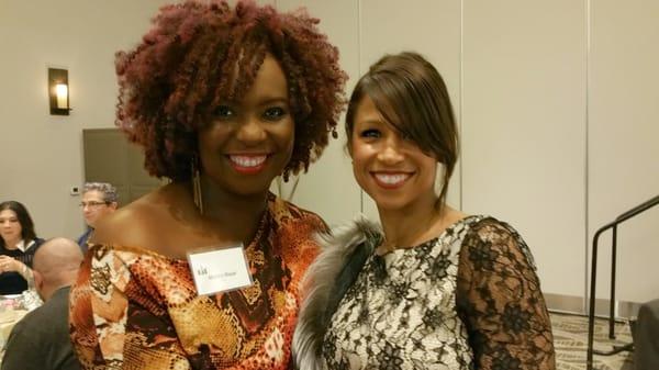 Ms Anne's dresses make you feel like a superstar..:) Me and Stacey Dash