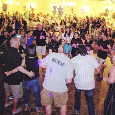 A picture from a recent beef and beer benefit for a local lady dealing with a personal battle  we provided dj services and lighting