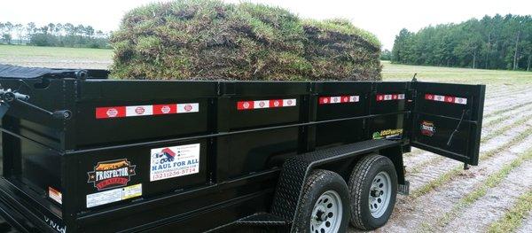 Sod delivery.