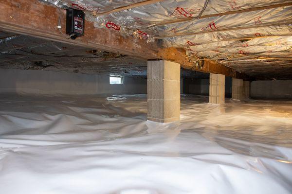 Crawl Space Encapsulation.