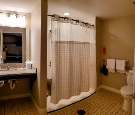 Bathroom in Our Room at TownePlace Suites Grove City