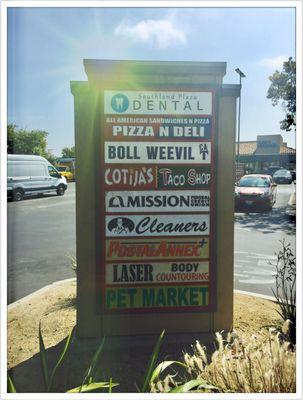 Southland Plaza Dental by I-5 and Palm Ave near Imperial Beach.