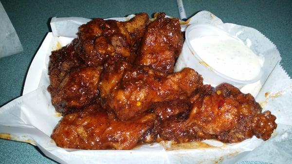 Spicy wings