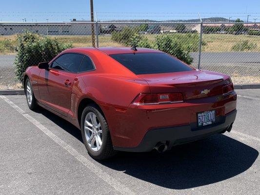 Camaro Window Tint