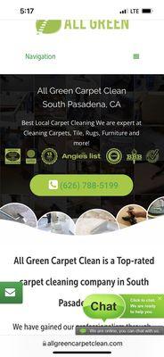 All Green Carpet & Rug Cleaning