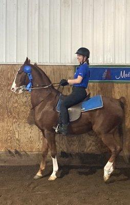 First place in equitation at La Fleur's 2022 November stable show.