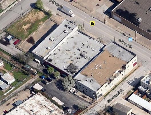 City Park Lofts aerial view