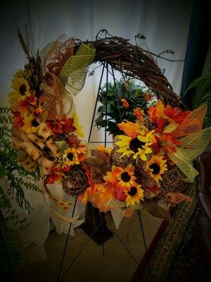 Fall wreaths are in the air!