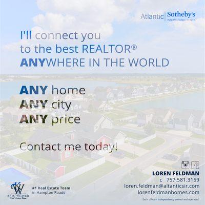 Loren Feldman
Sales Associate, REALTOR® 
Atlantic Sotheby's International Realty
The Kris Weaver Real Estate Team