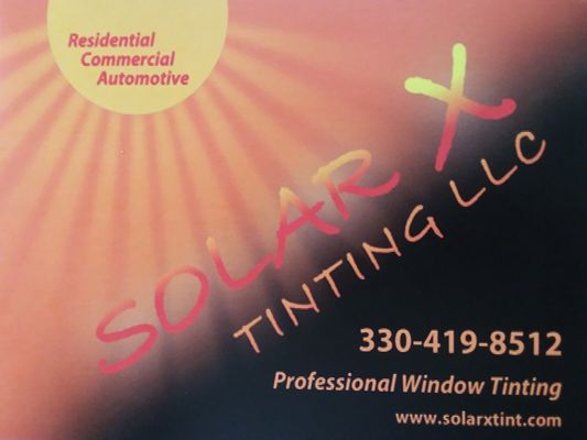 Solar X Tinting