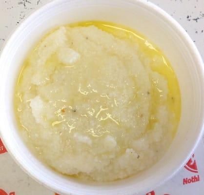 Grits were bland today, usually they are very good