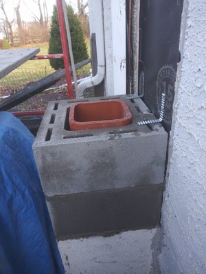 chimney block work