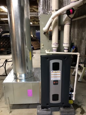 Trane furnace with Bosch outdoor condensor