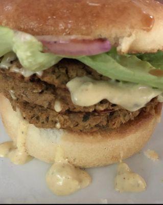 Cajun Chickpea Burger