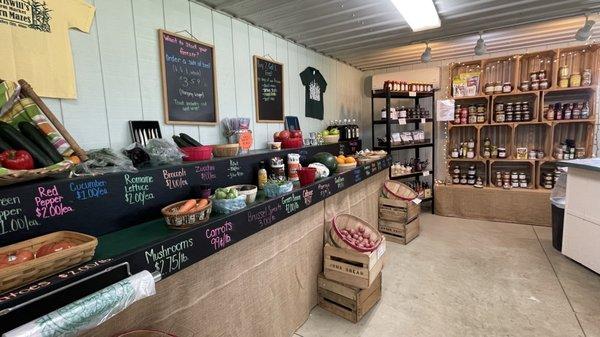 Market Produce Counter