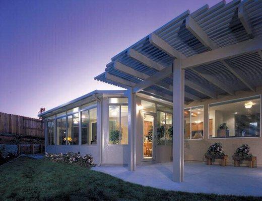 Sunroom and patio