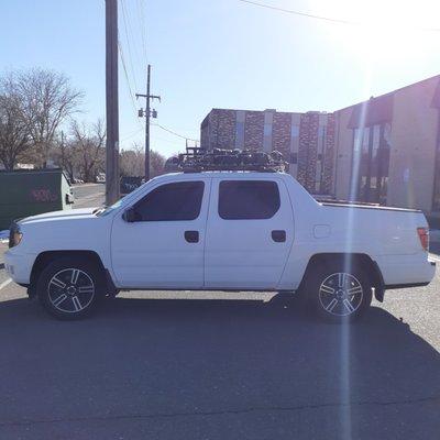 They did an amazing job on tinting my Ridgeline! Thank you