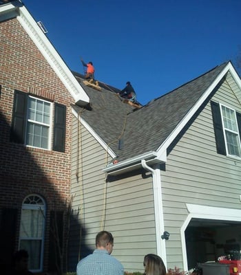 Roof Installation In Progress