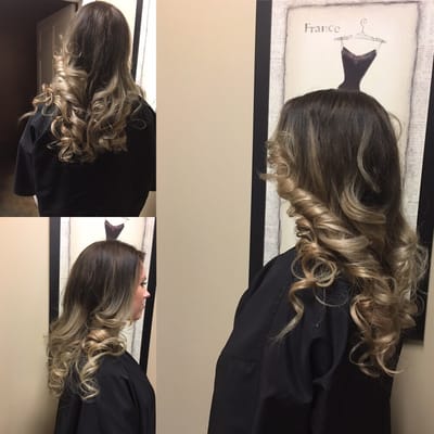 Beautiful color melt with a soft transition! Performed & styled by stylist Jenny