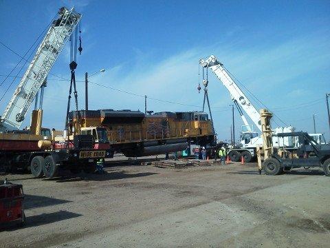 Jameson Hydro Crane Service - Commercial Crane Services - Lifting Train