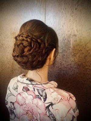 Special occasion updo