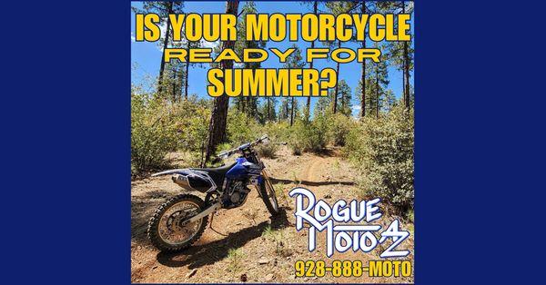 Rogue Moto AZ will prepare your ride for summer temperatures.