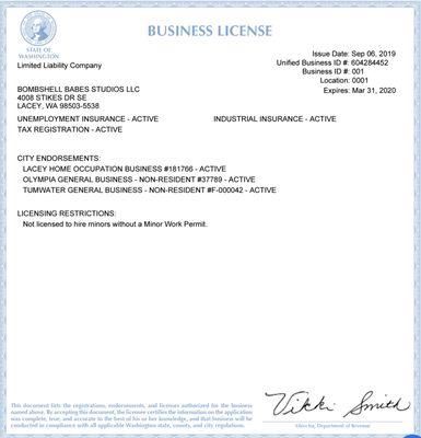 Business License