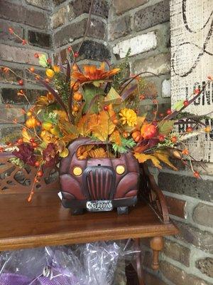 Fall table arrangement