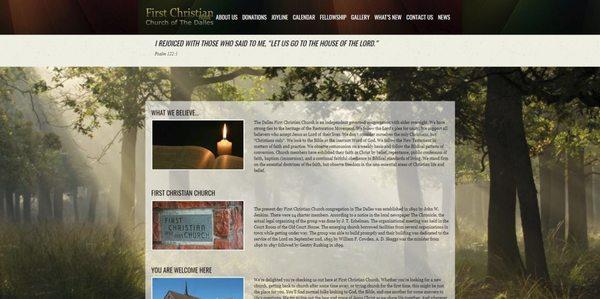 Website for First Christian Church in The Dalles http://fcctd.org/