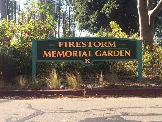 Firestorm Memorial Garden