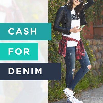 We pay cash on the spot for on-trend jeans in great shape. Check the website for details