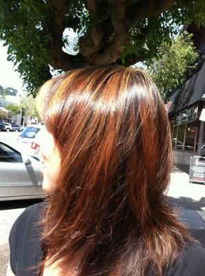 Loving my highlights for this great weather! Thanks Wendy for recommending :)