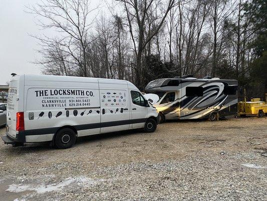 2014 Mercedes Sprinter The Locksmith Co made a new remote key from scratch. Call the only locksmith around capable of getting the job done.