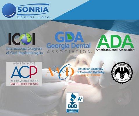 Somos los únicos odontólogos hispanos certificados en Prostodoncia y cirugía de implantes en Atlanta y Georgia.