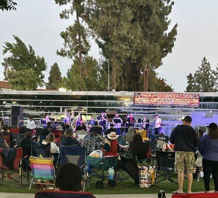 Concerts in the park! Good turnout!