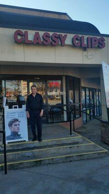 Ray in front of his new store!