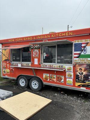 Trailer right off Main Street across from Road Ranger Truck Stop in the U-Haul lot across the street.