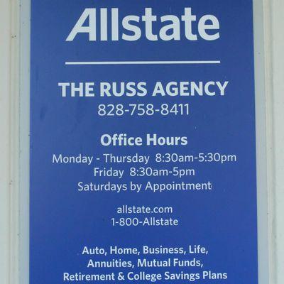 Exterior agency sign