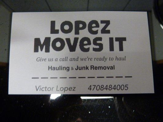 Lopez Moves It