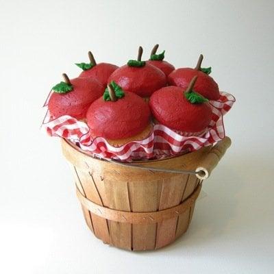 Apple Cupcake Bouquet