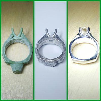 Start to finish custom jewelry.