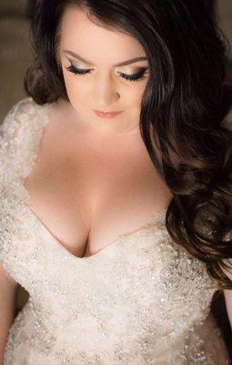 Bridal makeup and hair