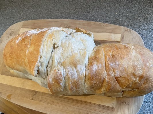 Italian bread baked fresh every morning.  Exactly like my mama's!!