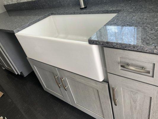 Porcelain or composite sinks. We have them all.