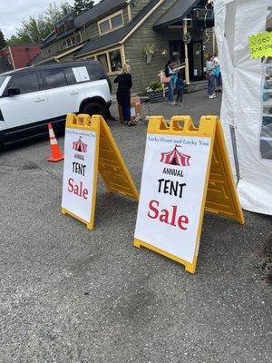 Tent Sale - June 2023