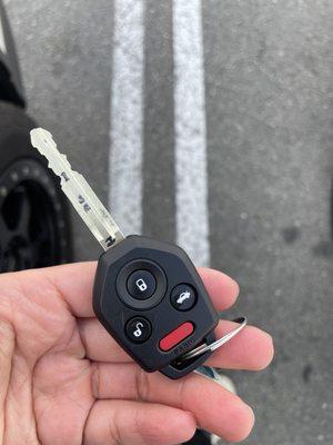 Replacement Subaru Key